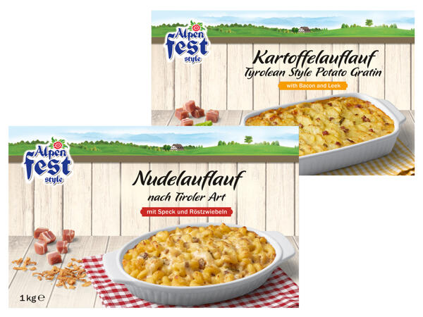 Nudel- oder Kartoffelauflauf nach Tiroler Art