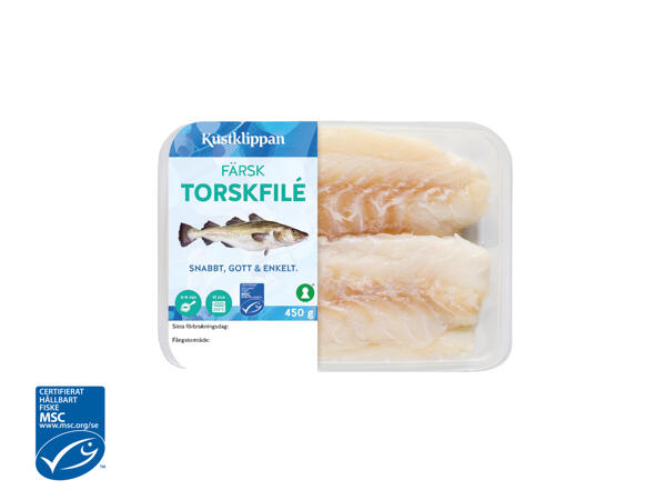 Färsk torskfilé