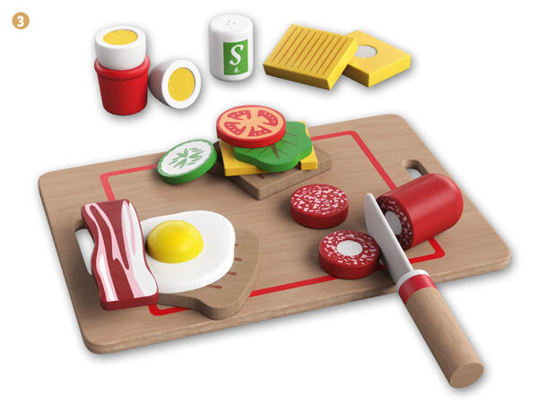 Holz-Lebensmittel-Sets