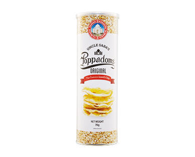 Uncle Saba's Poppadoms 70g