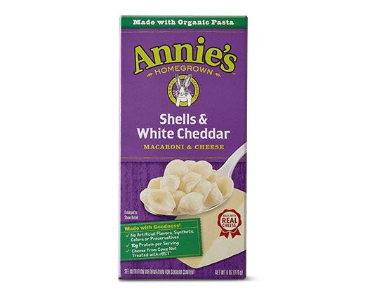 Annie's 
 White Cheddar or Aged Cheddar Macaroni & Cheese