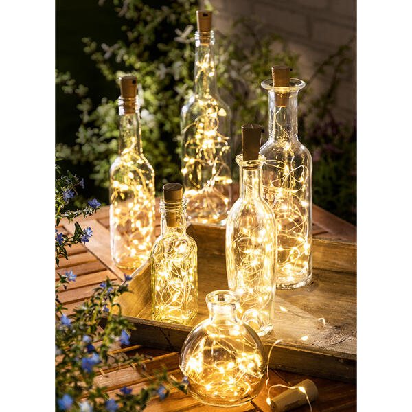 Flaschenkorken mit LED Lichterkette