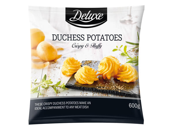 Pre-cooked duchess potatoes