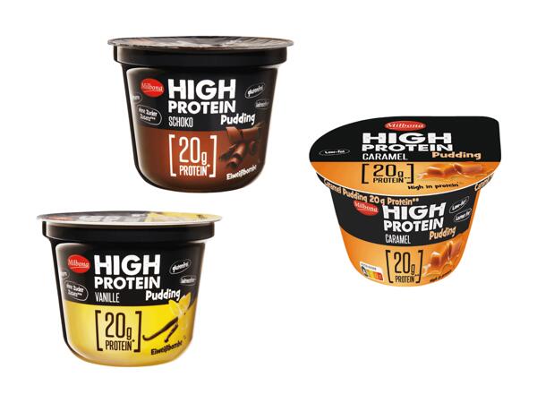 Pudding riche en protéines