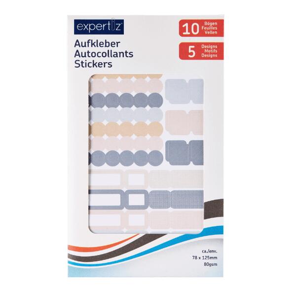 EXPERTIZ(R) 				Aufkleber, 10 Blatt
