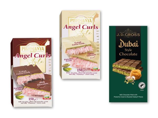 DILEK PISHMANYA/J.D. GROSS Angel Curls eller Dubai-chokolade