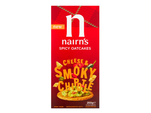 Nairn's Cheese & Smoky Chipotle Spicy Oatcakes