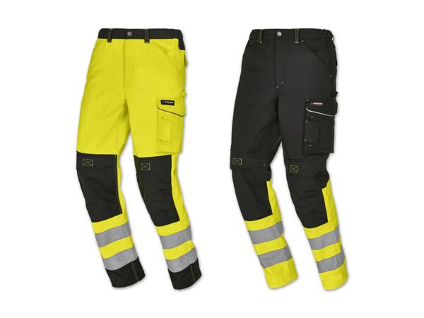 Herren Warnschutz-Softshell-Arbeitshose