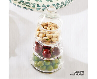Stackable Glass Servingware