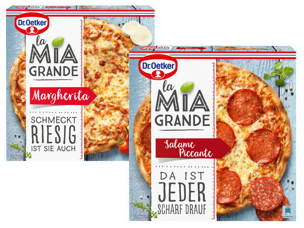 Dr. Oetker La Mia Grande Margherita oder Salame Piccante