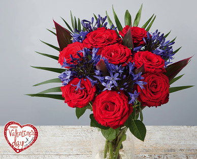 Rose and Agapanthus Bouquet