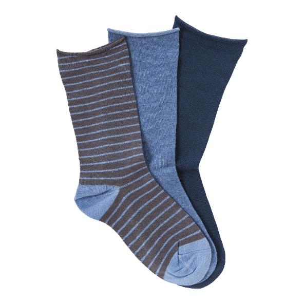 Chaussettes pour dames, 3 paires