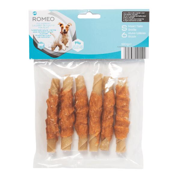 ROMEO(R) 				Rouleaux à mâcher pour chiens