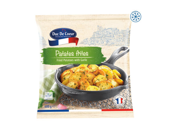 Duc De Coeur Fried Potatoes with Garlic