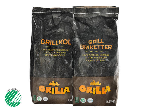 Grillkol/grillbriketter
