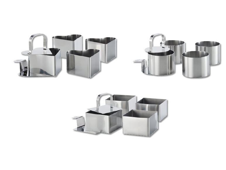 Set de moules pour plats et desserts, 6 pièces