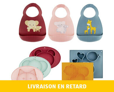 CROFTON(R) 
 BAVOIR/SET DE TABLE EN SILICONE