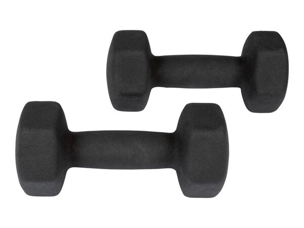 Crivit Dumbbell Set 3 kg/5kg - Set of 2