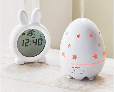 Oricom Baby Sleep Training Clock or Diffuser Night Light