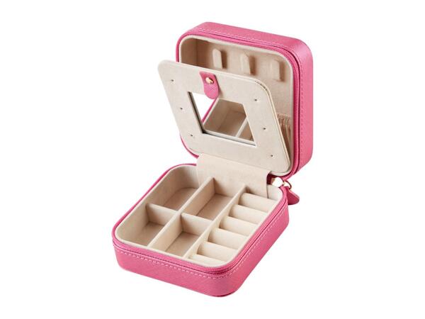 Esmara Pink Travel Jewellery Box