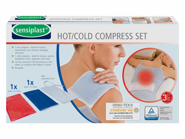 Sensiplast Värme-/kylkompress 2-pack
