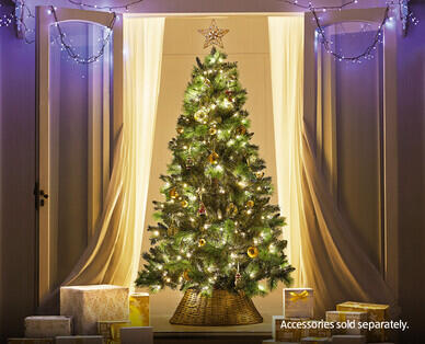 Luxury Pre-lit Christmas Tree 7ft (213cm)