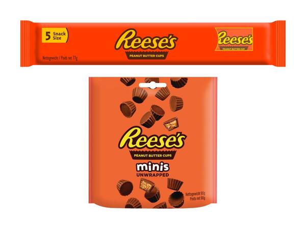 Chocolat Reese's avec beurre de cacahuètes