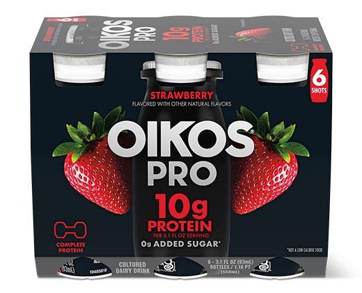 Oikos Pro Strawberry Shots