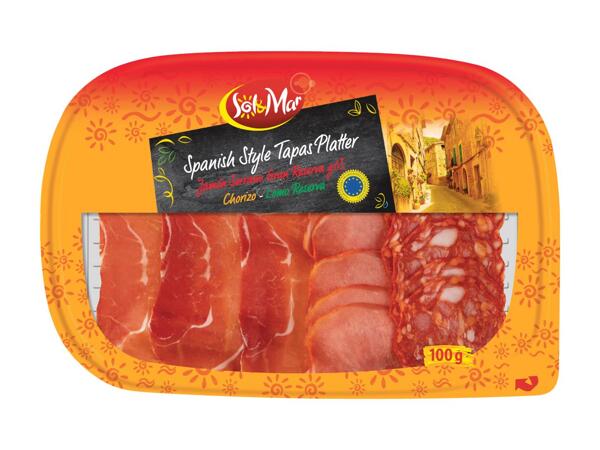 Spanische Tapas Platte