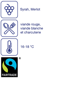 Vin rouge Fairtrade