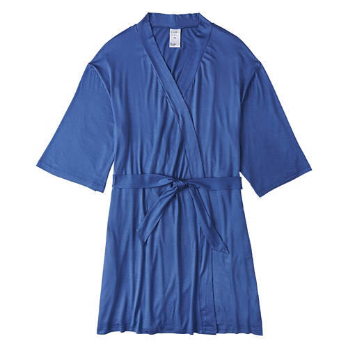 Ladies Soft Robe - Navy Blue, L/XL