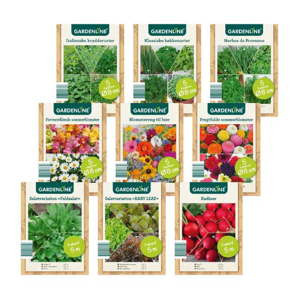 GARDENLINE Frøbånd eller -skiver