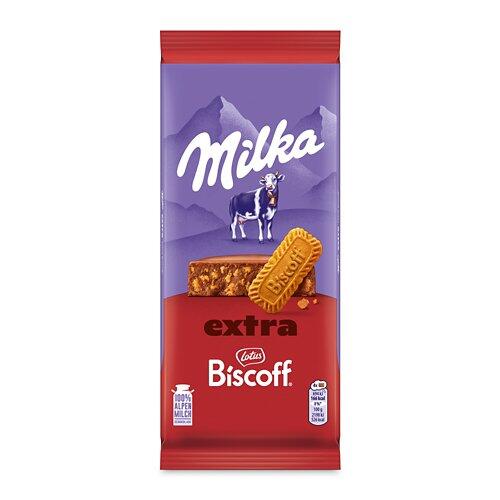 MILKA extra Tafeln, Biscoff Lotus