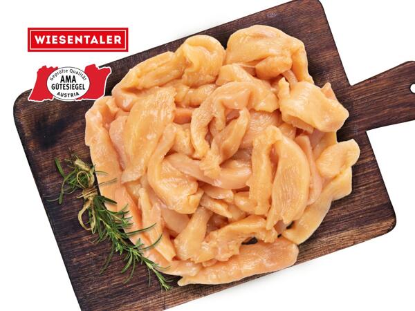 Frisches Maishendl Geschnetzeltes