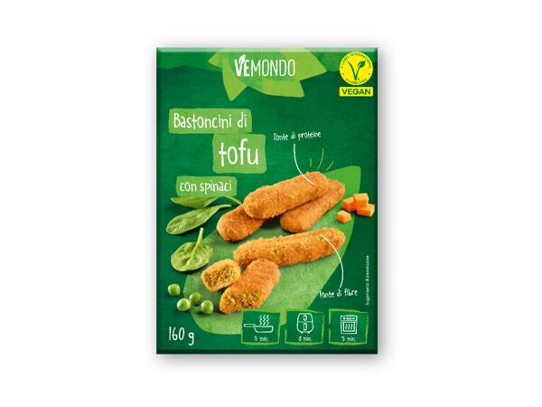 Tofu Sticks with Spinach