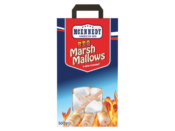 Marshmallows à griller avec piques