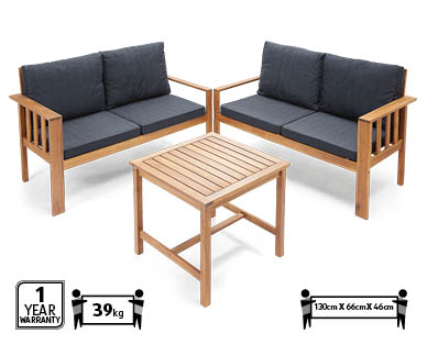 Timber Lounge Setting