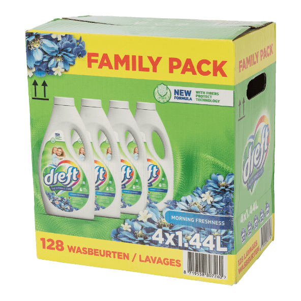DREFT(R) 				Vloeibaar wasmiddel, family pack