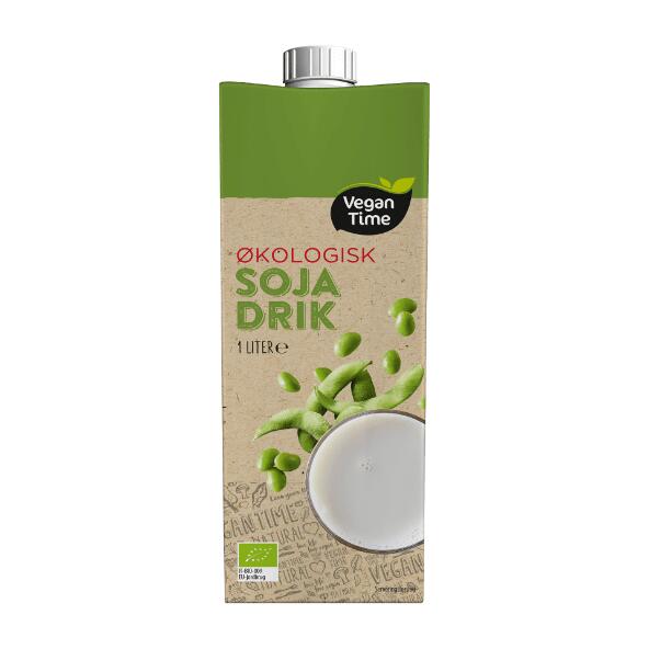 VEGAN TIME 	 				Økologisk sojadrik