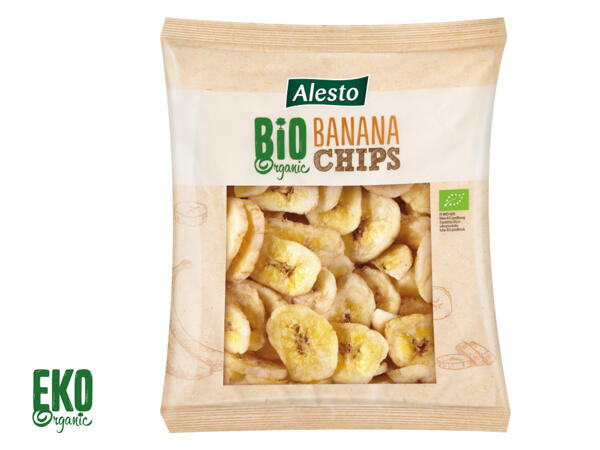 Ekologiska bananchips