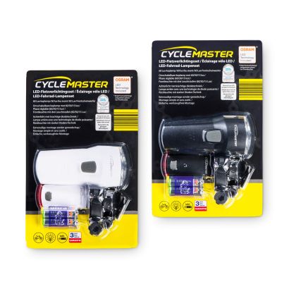 Set d'éclairage LED pour vélo