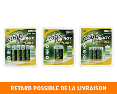 ACTIVE ENERGY(R)
ACCUMULATEURS NIMH À HAUTE PERFORMANCE