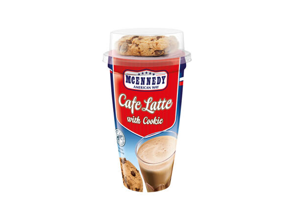 Café latte & cookie