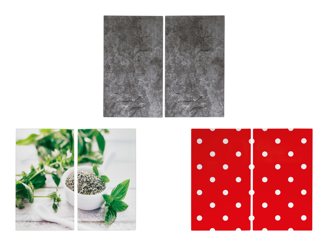 Planche à découper en verre pour plaque de cuisson