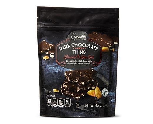 Specially Selected 
 Dark Chocolate Thins Pretzel or Almond