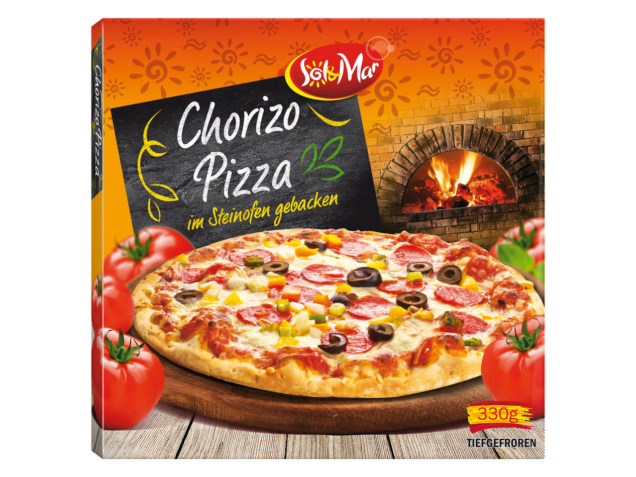 SOL & MAR Chorizo Pizza