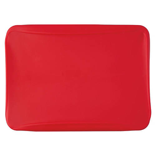 Silicone Rectangle Lid, Red