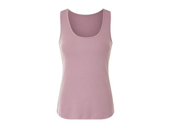 Esmara Ladies' Pink Vest Tops - 2 Pack