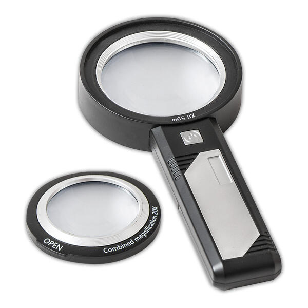 LED-Handlupe 2in1