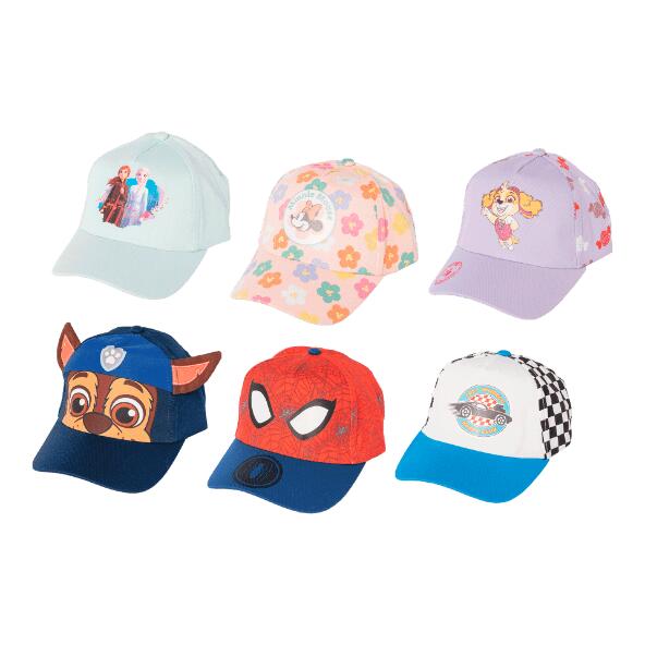 DISNEY(R)/NICKELODEON(R)/MARVEL(R)/HOT WHEELS(R) 				Casquette pour enfants
